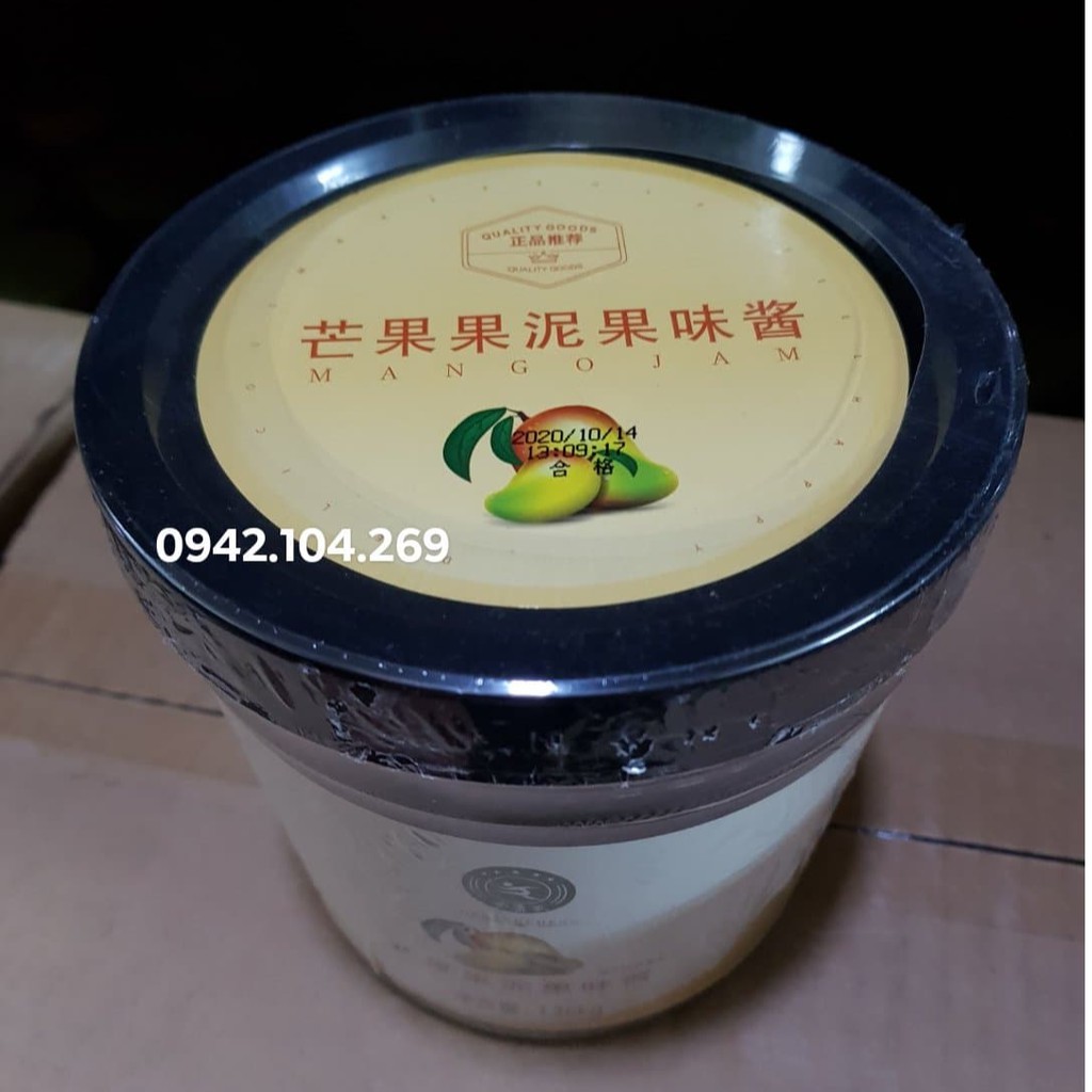 Mứt Sauce/ Sốt Xoài NGƯỜI XANH CHẠY hộp 1,36kg CHUẨN CỰC NGON