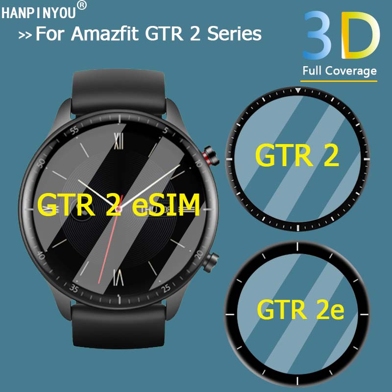 Set 1/2/3/5 miếng dán bảo vệ màn hình cong 3D cho Xiaomi Amazfit GTR 2 eSiM / 2e