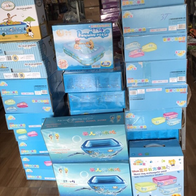 Bể bơi phao  2m1 kèm bơm điện