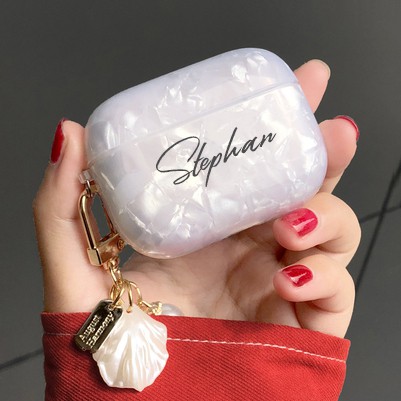 Thiết kế đặc trưng Vỏ hoa văn Vỏ bảo vệ TPU Chống rơi Hộp đựng dây chuyền treo dễ thương Tương thích với Airpods Pro airpods pro 2