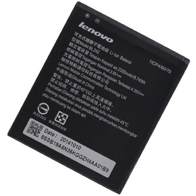 Pin Lenovo (BL 242) K3/A6010/A6000/A6000 PLUS/VIBE C/A2020/A6600/A6600 Plus/ xịn bảo hành đổi mới