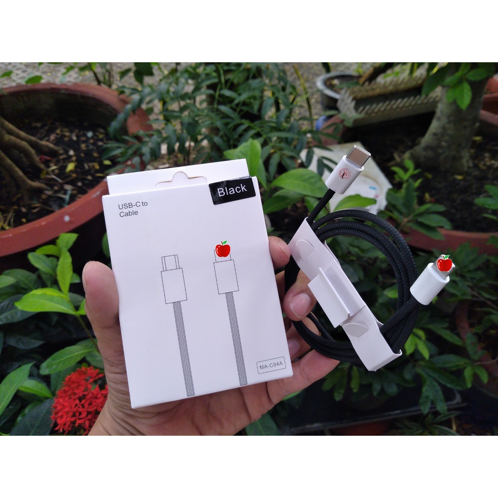 Cáp sạc nhanh PD 20W Cáp Bọc Dù Chống Đứt Gãy Sử Dụng Cho IP12/12Promax/11 Pro Max/11 Pro/X/XS Max/8/8 Plus/7/7Plus