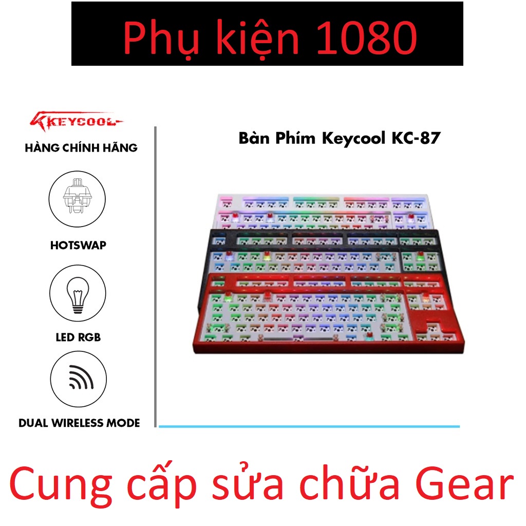 Kit Keycool KC87, kít phím cơ  - Hàng chính hãng BH 12 tháng