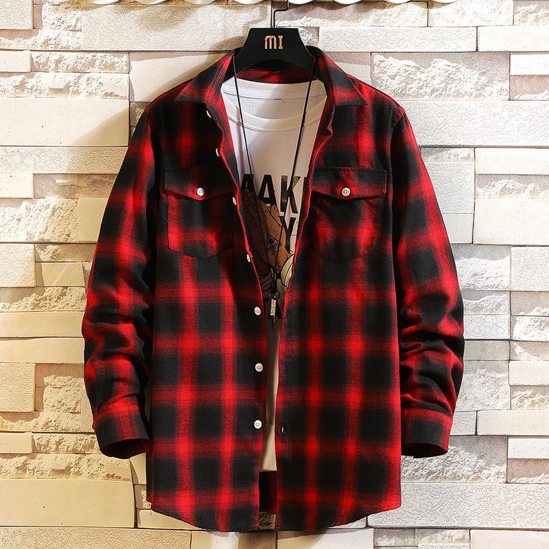 ÁO FLANNEL CARO THÊU FULL 4 MÀU CỰC CHẤT