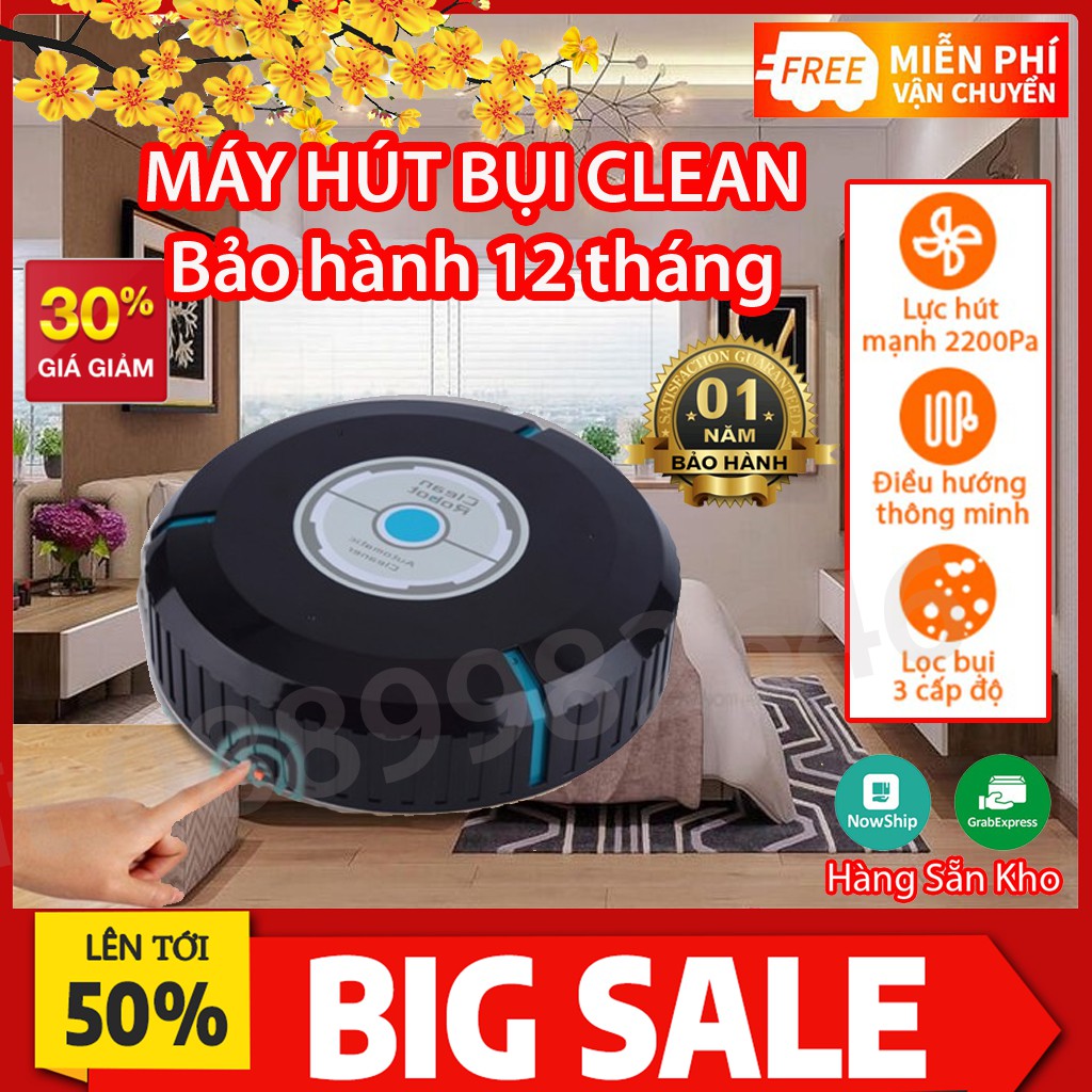 💥BẢO HÀNH 1 NĂM💥 MÁY LAU NHÀ VÀ HÚT BỤI TỰ ĐỘNG CLEARNER ROBOT 💥SIÊU HOT💥