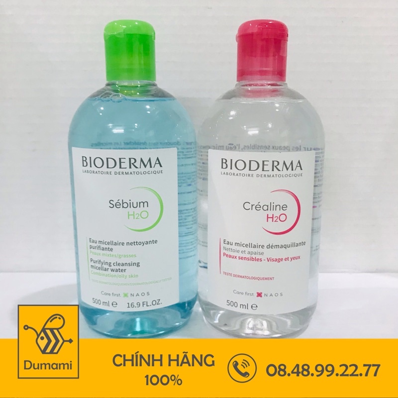 Tẩy Trang Bio_Derma 500ml của Pháp