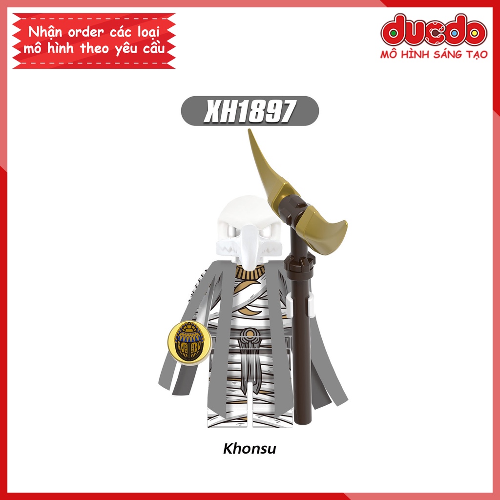 Minifigures các nhân vật Kỵ Sĩ Mặt Trăng Moon Knight Khonsu - Đồ chơi Lắp ghép Xếp hình Mini Mô hình X1895 X1896 X1897
