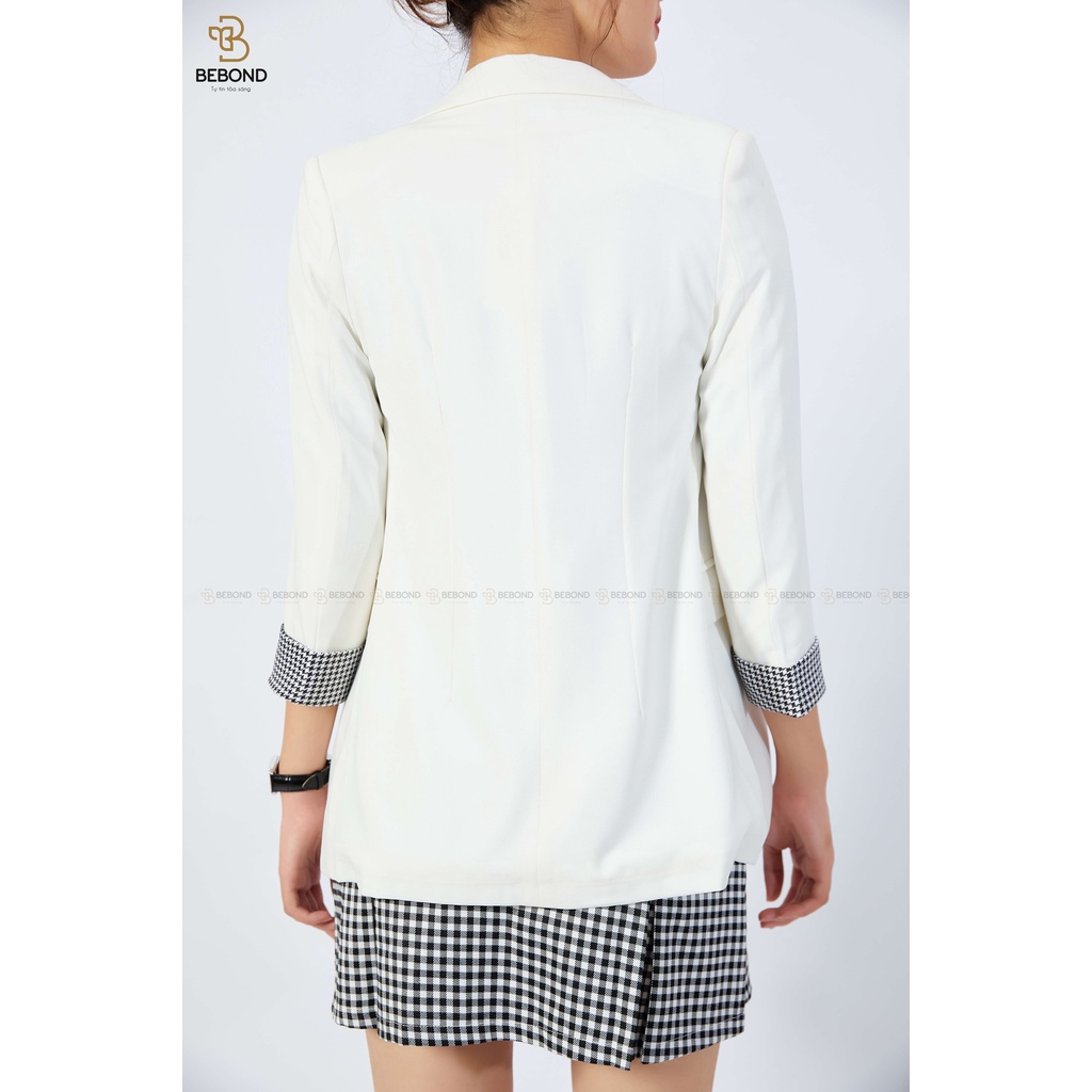 Áo Khoác Blazer Nữ BEBOND Phong Cách Hàn Quốc Kiểu Dáng 2 Lớp Năng Động Trẻ Trung BBA15 | BigBuy360 - bigbuy360.vn