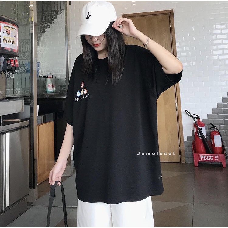 Áo Phông Nam Nữ Tay Lỡ Form Rộng Đẹp Giá Rẻ Cổ Tròn Màu Đen / Áo Phông Unisex ATS4 | BigBuy360 - bigbuy360.vn