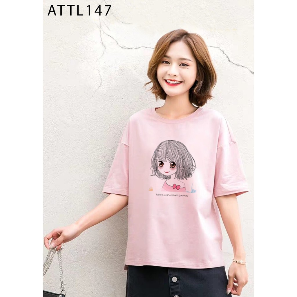 [FREE SHIP ĐƠN TỪ 50K] Áo phông cô gái áo nơ HARI0520 1