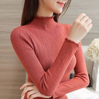 Áo Len tăm nhún cổ cao giữ nhiệt