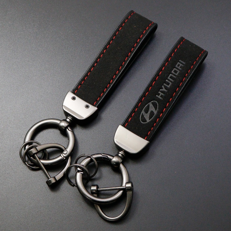 Móc Khóa Da Lộn Hình Logo Xe Hơi Bằng Hợp Kim
