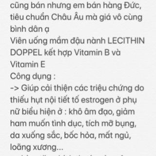 Hàng Đức đủ bill Lecithin dopp