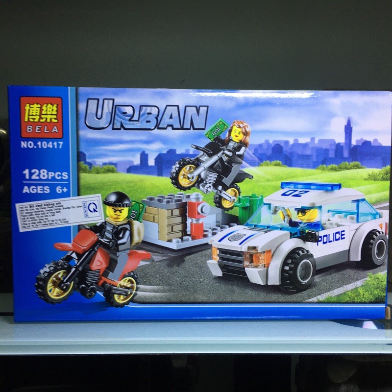 Lego City Bela 10417 cảnh sát bắt cướp