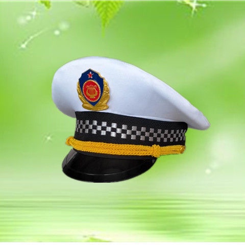 Mũ Đồng Phục Đội Đánh Trống Haijun horn Màu Trắng Cỡ Lớn Chống Gió Cho Nam Và Nữ