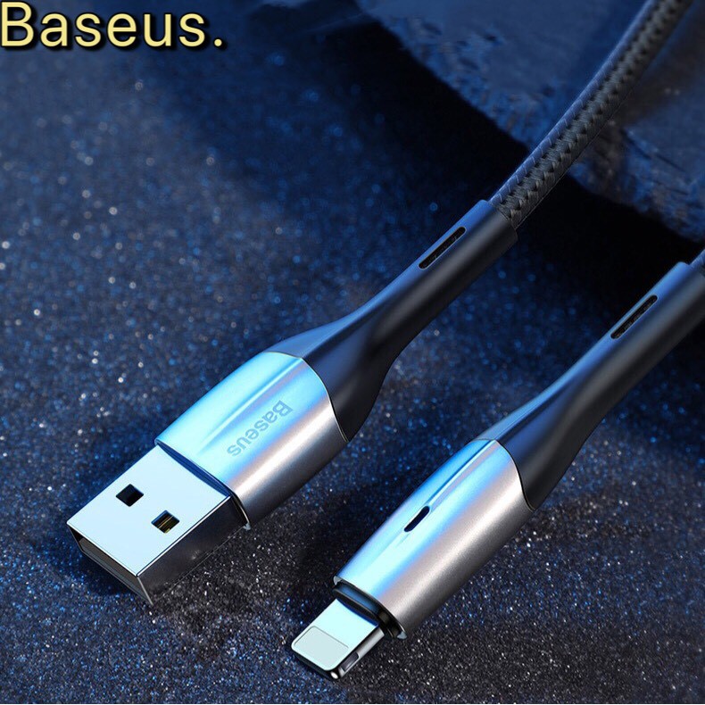 Dây cáp sạc Baseus Horizontal Data và truyền dữ liệu tốc độ cao cho ip/tablet táo dài 1m/2m