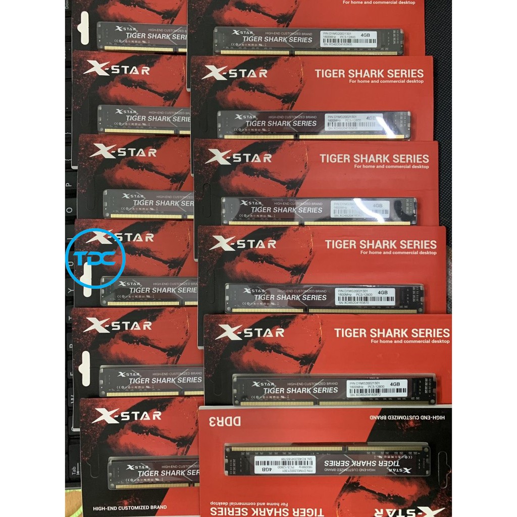 Ram PC Xstar DDR3 4Gb Bus 1600 Hàng chính hãng bảo hành 3 năm