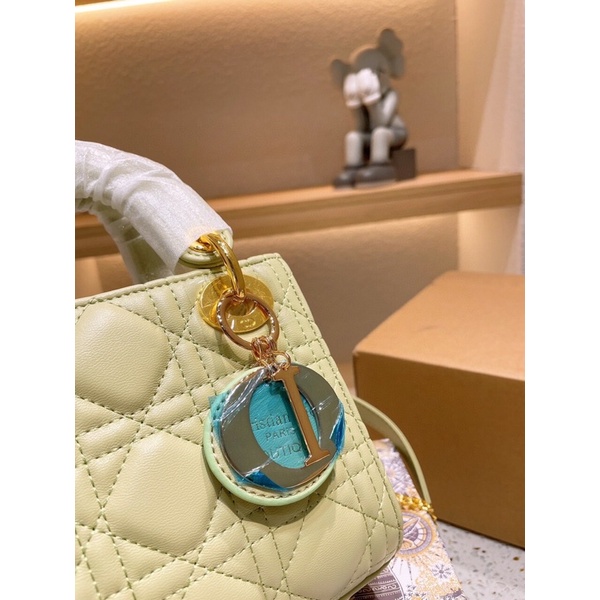 Túi xách diỏr lady sz 17 chất da thật hàng order trung