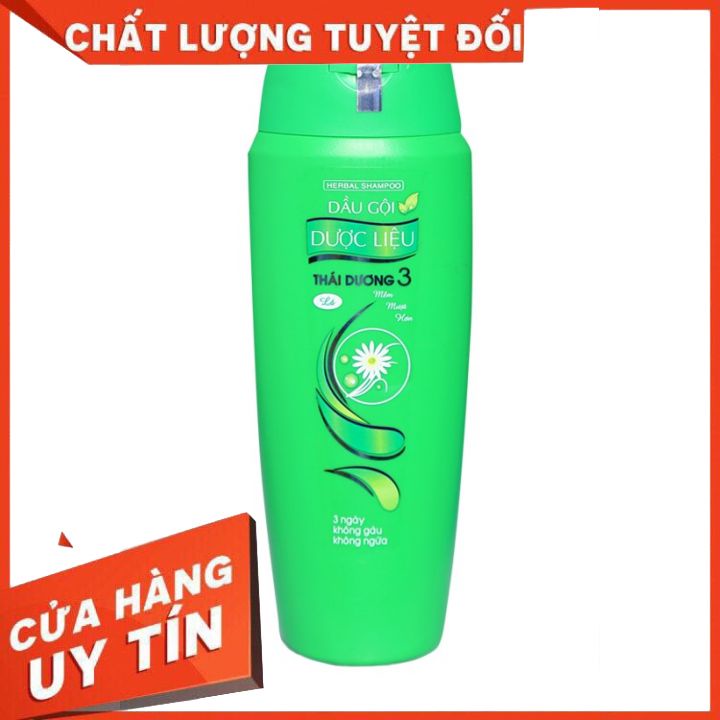 Dầu gội dược liệu Thái Dương 3&amp;thái dương 7 Dầu gội dược liệu sạch gàu suôn mềm ngăn ngừa rụng tóc-thảo dược thiên nhiên