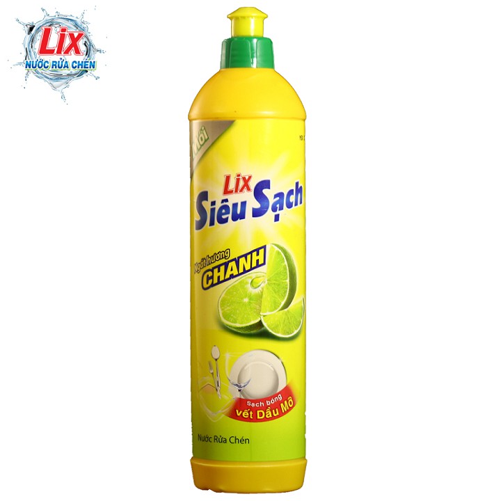 Combo Lix 3 chai gồm nước giặt đậm đặc 2Kg + nước lau sàn hương lily 1L + nước rửa chén siêu sạch chanh 800g