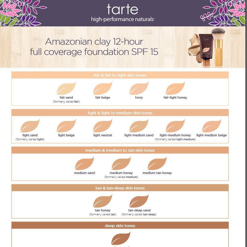 Tarte - Kem Nền Tarte Amazonian Clay Full Coverage Foundation SPF15 50ml