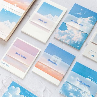 (GN012) Giấy note Instagram hình bầu trời mộng mơ x30 tờ