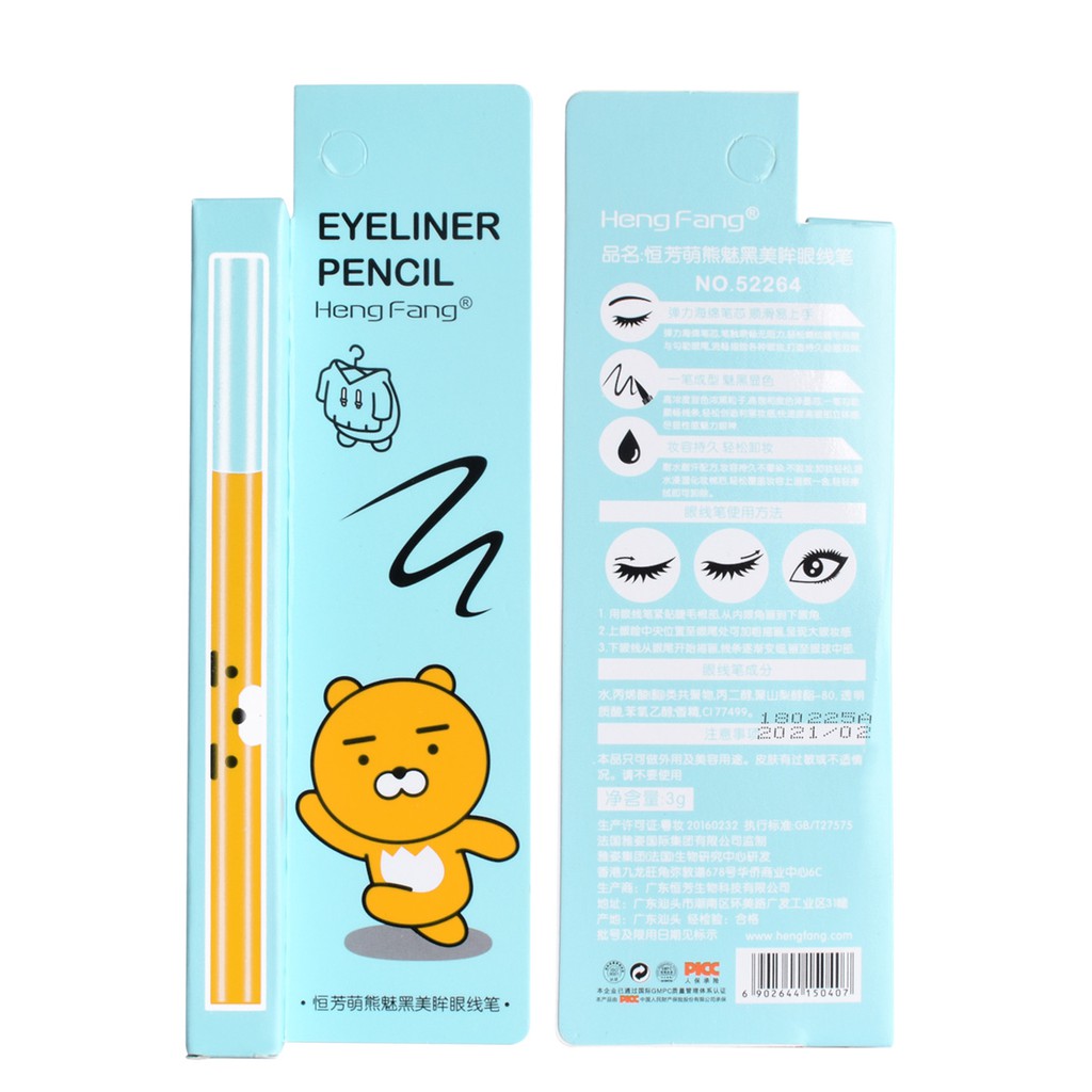 Bút kẻ mắt HengFang lâu trôi thiết kế dễ thương 3g 52264