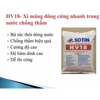 HV18 - Xi măng đông cứng nhanh chống thấm