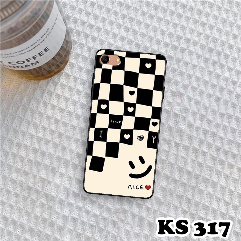 Ốp lưng Oppo A71 - Oppo A83 - Ốp in hình họa tiết caro - Chất liệu TPU siêu bền, sang trọng