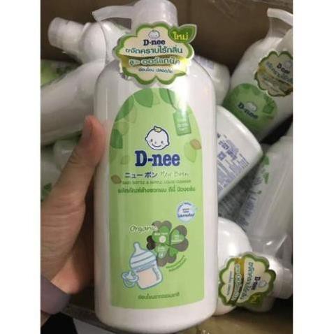 Nước Xúc Rửa Bình Sữa Dnee Chai 620ml Thái Lan – nước vệ sinh  diệt khuẩn bình núm (Mẫu Mới)