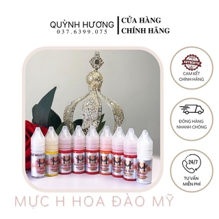 MỰC PHUN XĂM HOA ĐÀO - MỰC H CAO CẤP HOA ĐÀO SIÊU BÁM MÀU