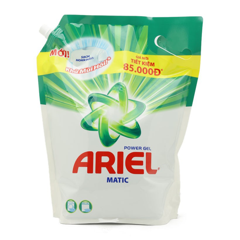 Nước giặt Ariel đậm đặc 3.6kg túi- sản phẩm chsinh ahnxg của P&G