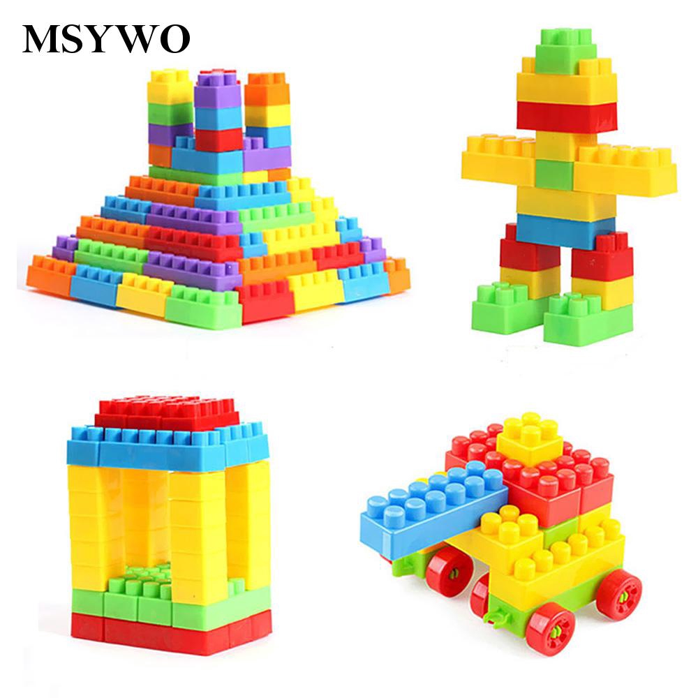 Bộ 66 Miếng Lego Lắp Ráp Size Lớn Cho Bé Trai