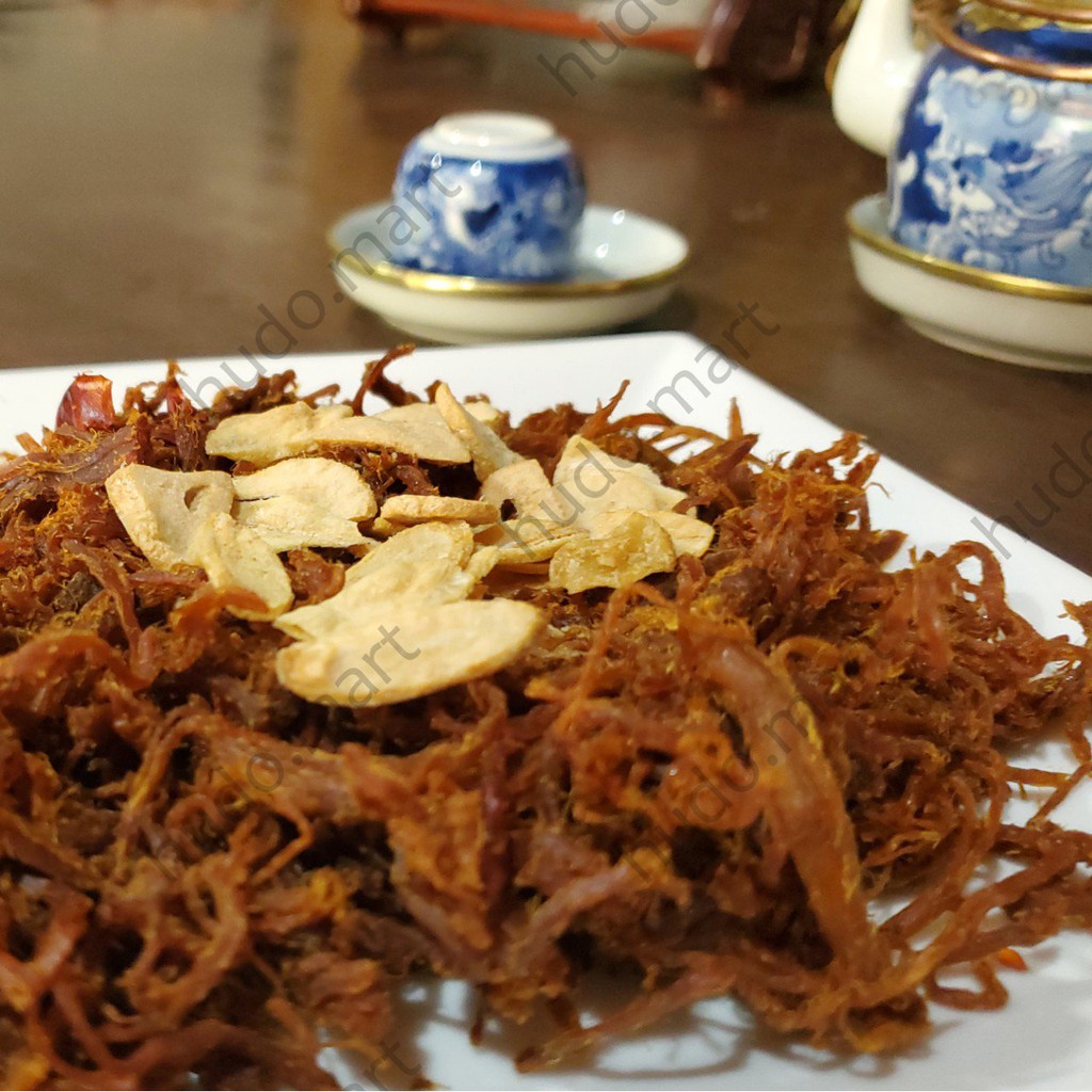 1KG KHÔ HEO CHÁY TỎI HUDO MART