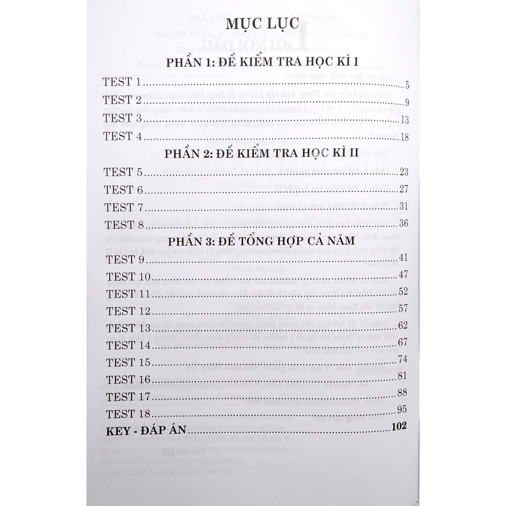 Sách Đề Kiểm Tra Tiếng Anh Lớp 2 - Biên Soạn Theo Chương Trình Giáo Dục Phổ Thông Mới