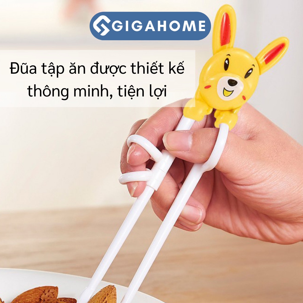 Đũa Tập Ăn Gắp Xỏ Ngón Hình Thú Đáng Yêu GIGAHOME 9887