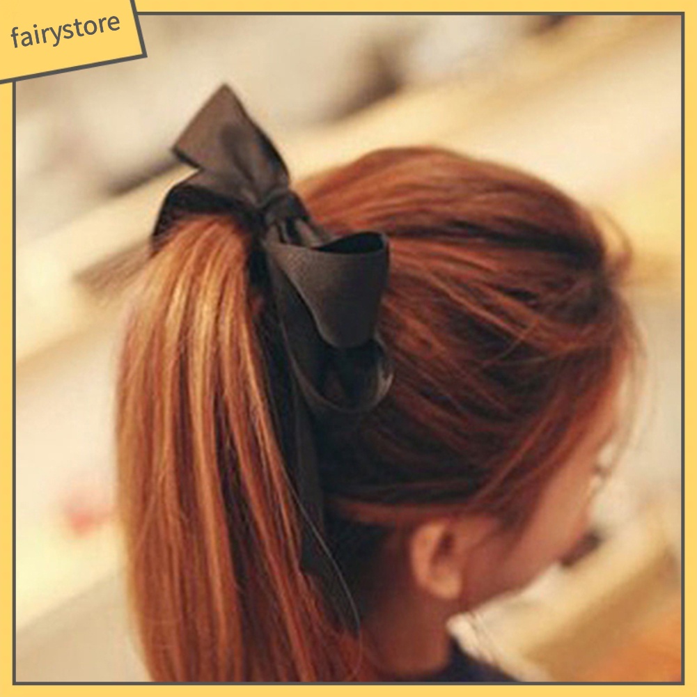 Set 2 dây buộc tóc thắt nơ xinh xắn cho nữ