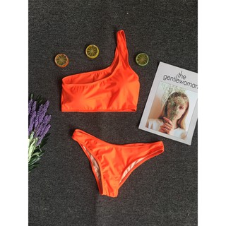 Bikini lệch vai dạ quang sexy