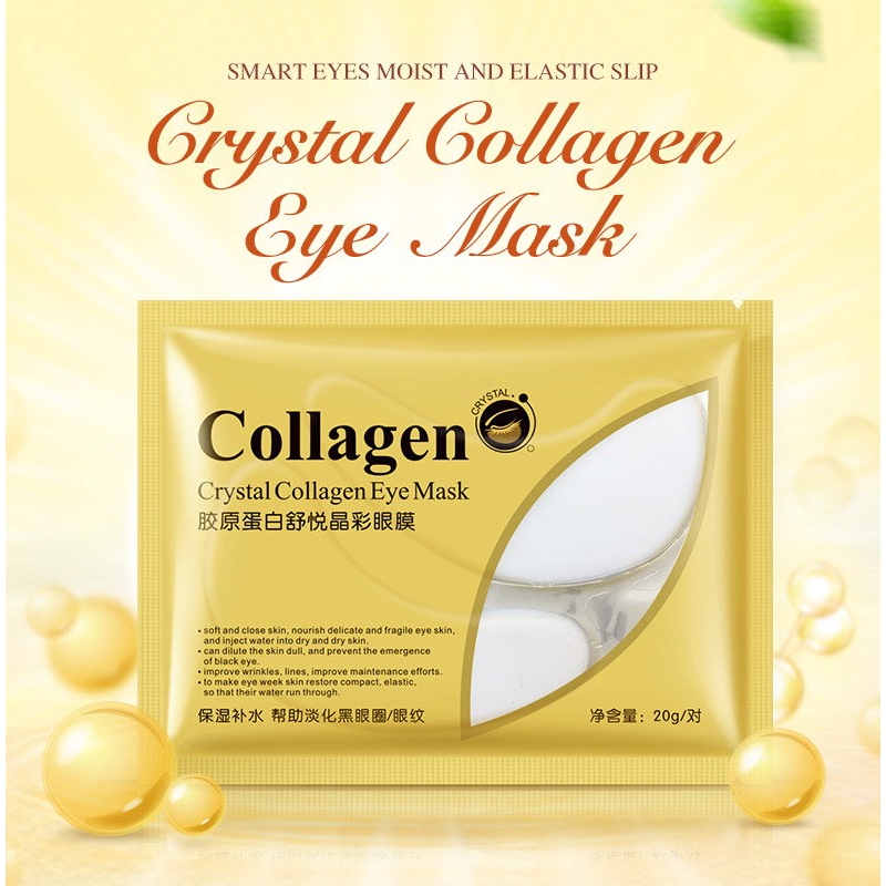 24K Crystal Collagen Eye Mask Moisturizing Anti-Ageing Eye Patches