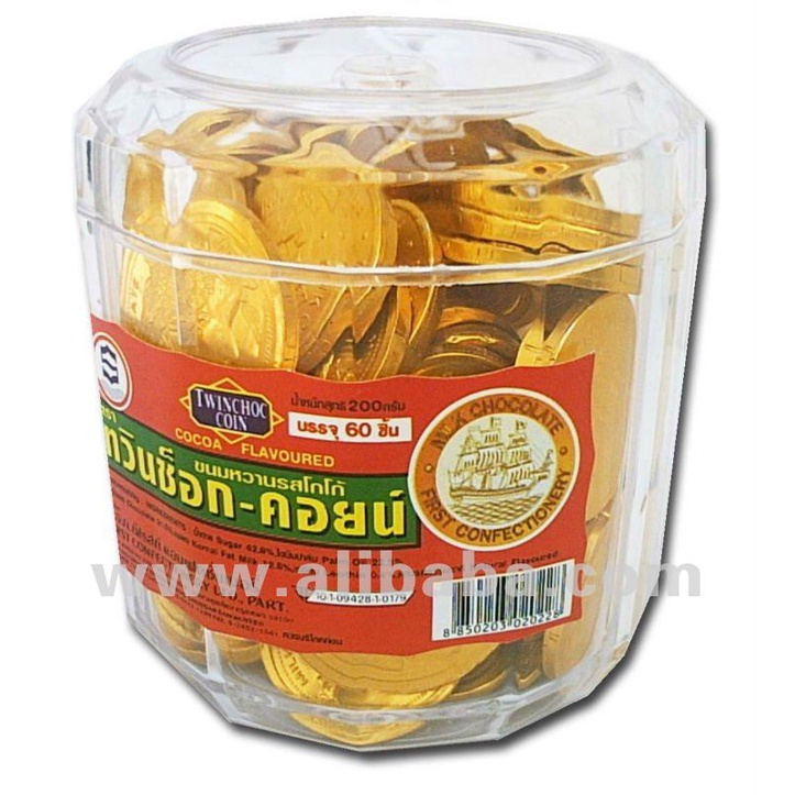 Kẹo Sôcôla Đồng Tiền TwinChoc Coin Thái Lan (Hộp 250g)