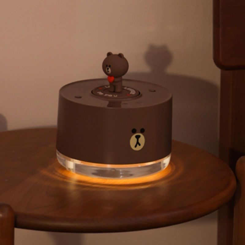 Line FRIENDS Máy Phun Sương Tạo Ẩm Để Bàn Hình Gấu Nâu Dễ Thương
