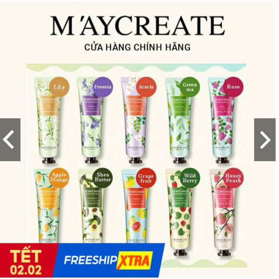 [CHÍNH HÃNG]KEM Dưỡng Da Tay Siêu Mềm Mịn Maycreate
