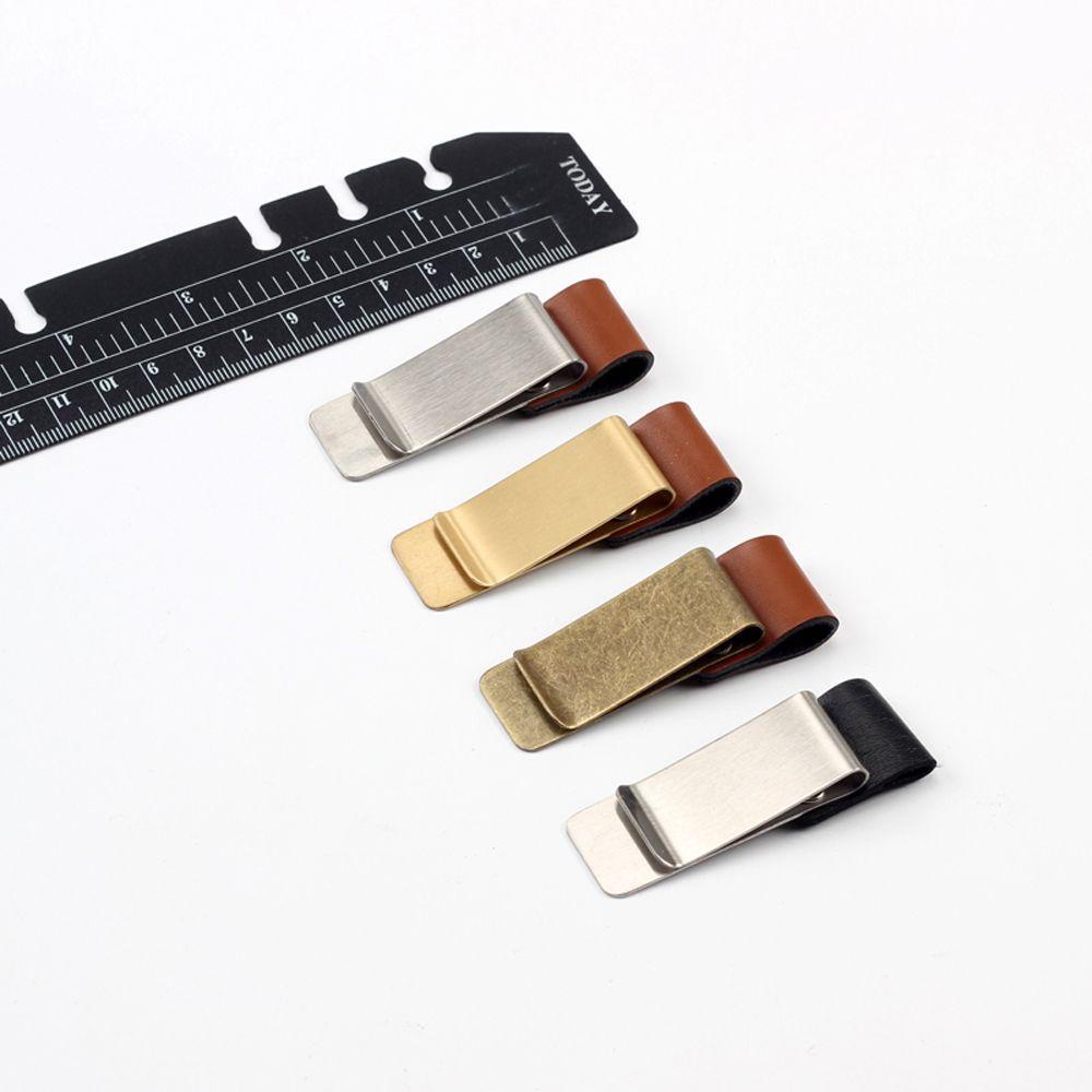 DWAYNE Pen Holder Diary Notebook Vintage Bookmark Stainless Steel Notebook Paper Folder Pencil Holder School Office Accessories Memo Clip