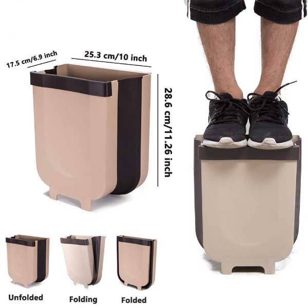 Thùng Rác Gấp Gọn Thông Minh Treo Cạnh Tủ Sau Xe Ô tô Tiện Lợi