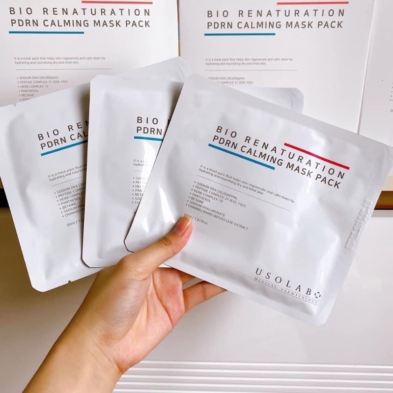 PDRN CALMING MASK - MẶT NẠ TÁI TẠO PHỤC HỒI USOLAB