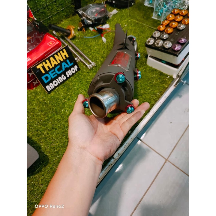 Pô Uma Kingdrag lắp cho sirius 110 , sirius 50 , ex 50 , full ốc gr5