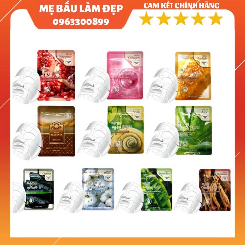 Mặt nạ giấy 3W ClInic, mặt nạ COLLAGEN cho da nhạy cảm