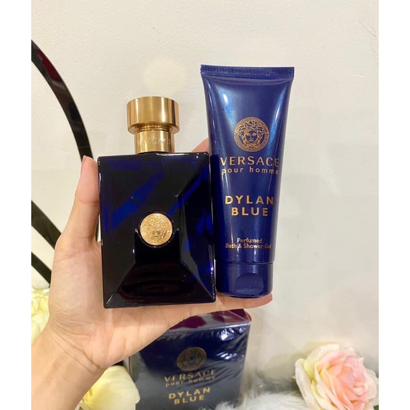 SET Nước hoa Versace Dylan Blue Pour Homme EDT 100ml | Thế Giới Skin Care