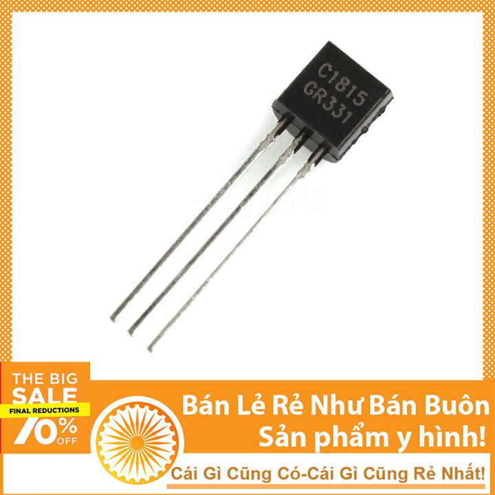 Combo 4 Linh Kiện Transistor C1815 TO-92 50V 0.15A NPN