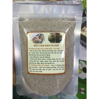 100gr Bột Cám Gạo Cà Phê Tẩy Da Chết Handmae